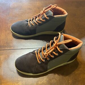 Chaco Brindle Shoes Men Size 10 Brown Suede Lace-up Outdoor Sneakers